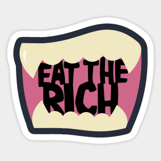 Eat The Rich Sticker